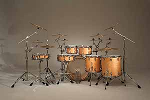 ludwig atlas pro hardware on legacy exotic drum shell pack