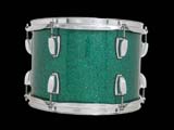 ludwig keystone green glitter