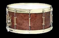 Ludwig exotic wood snare drums.