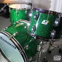 2017 visalite green sparkle drum kit for sale