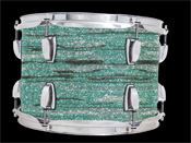 ludwig minty oyster glass glitter on a keystone shell pack