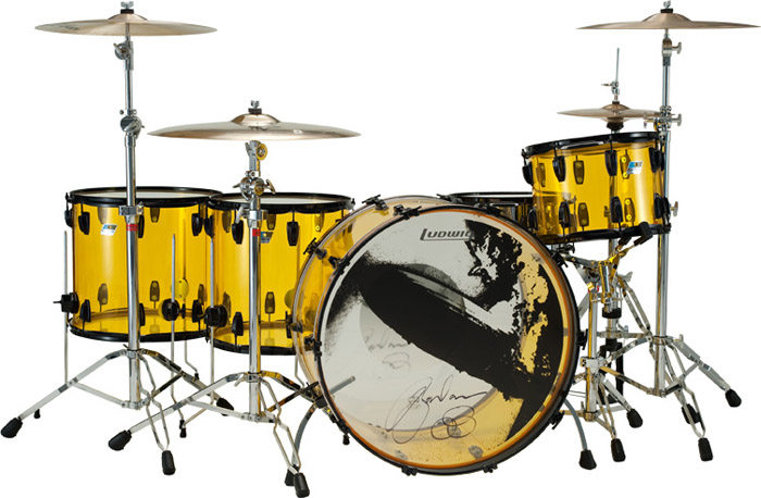 jason bonham ludwig drum kit in chicago.