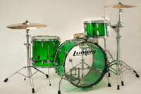 vistalite green drums